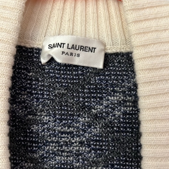 Saint Laurent Diamond Jacquard wool cardigan - Picture 7 of 13